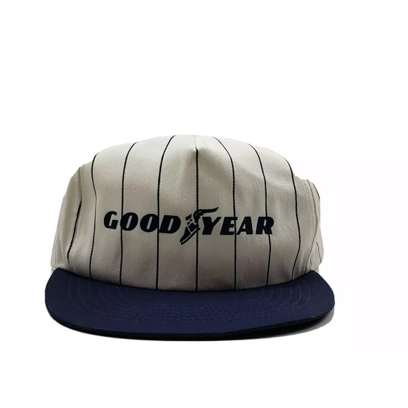 Other - Good Year Pin Striped Snap Back Cap Hat